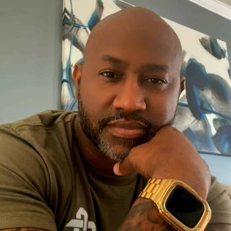 Portrait of Darnell Jackson, owner of Jackson Park Creations